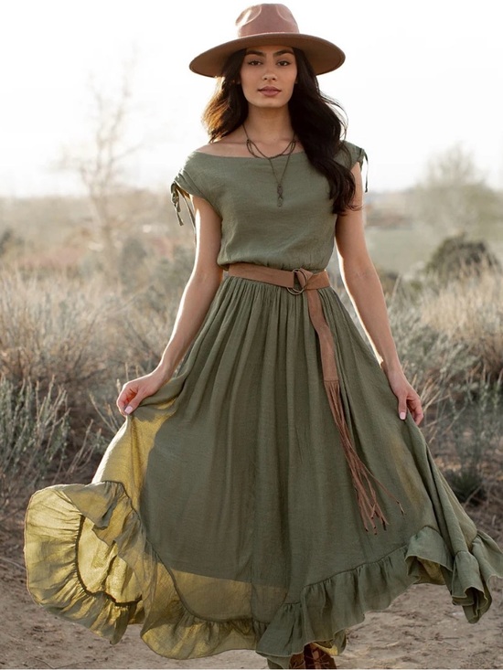 Joyfolie Dresses & Skirts - Joyfolie Mia Joy Women’s Gia High Low Dress in Olive Size Small NWOT
